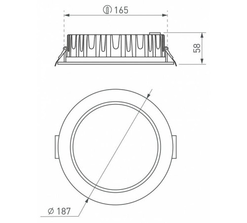 Встраиваемый светильник Arlight FOGGY 041612