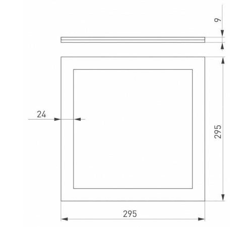 Светильник для потолка Армстронг Arlight INTENSO 043551