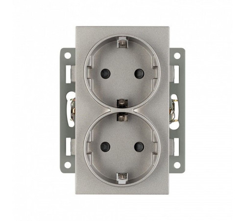 Розетка двойная с заземлением, без рамки Arlight SCT 043766