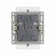 Розетка двойная с заземлением, без рамки Arlight SCT 043766