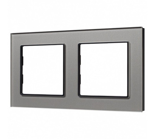 Рамка на 2 поста Arlight GLARE 043798