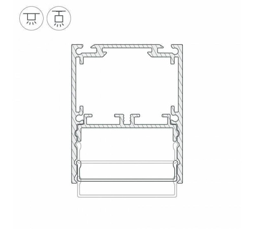 Профиль накладной Arlight SL-LINE 044666