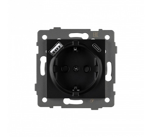 Розетка с заземлением и 2хUSB type A и C, без рамки Arlight SCT 049830