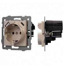 Розетка с заземлением и 2хUSB type A и C, без рамки Arlight SCT 049832