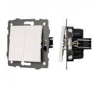 Выключатель двухклавишный без рамки Arlight SWT 049887
