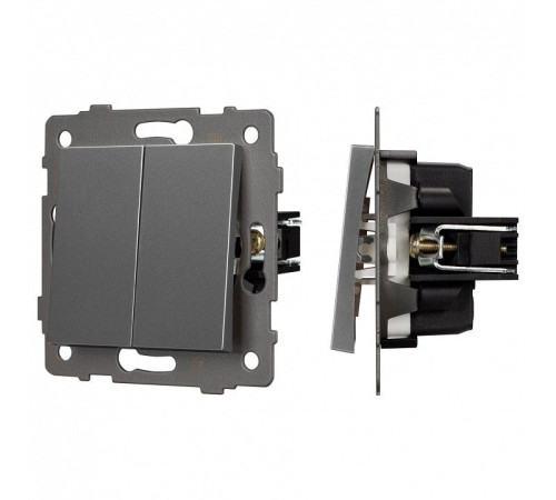 Выключатель двухклавишный без рамки Arlight SWT 049889