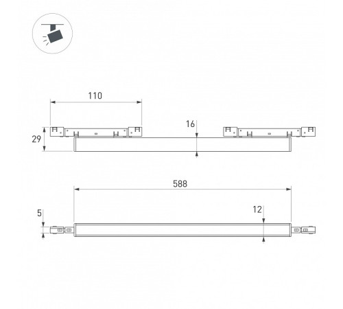 Накладной светильник Arlight MICROCOSM 051007