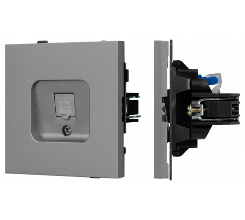 Розетка Ethernet RJ-45 и со шторками, без рамки Arlight SCT-TENDO 054105