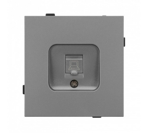 Розетка Ethernet RJ-45 и со шторками, без рамки Arlight SCT-TENDO 054105