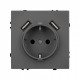 Розетка с заземлением и 2хUSB type A, без рамки Arlight SCT 054291