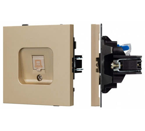 Розетка Ethernet RJ-45 и со шторками, без рамки Arlight SCT-TENDO 054592