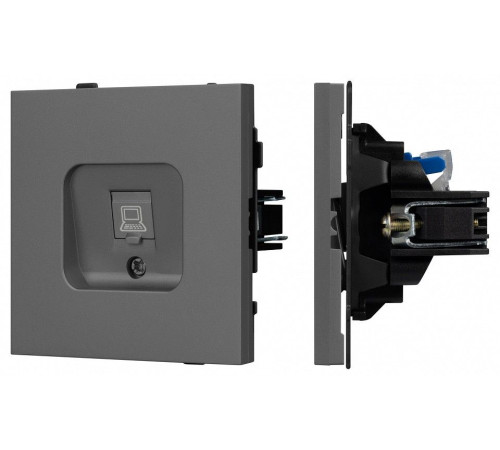 Розетка Ethernet RJ-45 и со шторками, без рамки Arlight SCT-TENDO 054593