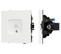 Розетка Ethernet RJ-45 и со шторками, без рамки Arlight SCT-TENDO 054594