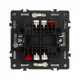 Выключатель проходной двухклавишный с подсветкой без рамки Arlight SWT-NOBE 059415