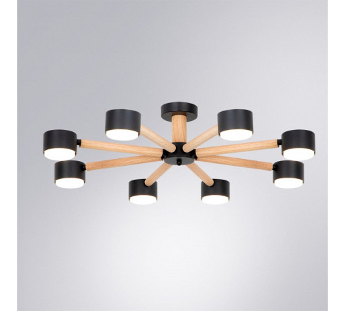 Потолочная люстра Arte Lamp TENDA 8 ламп A1624PL-8BK