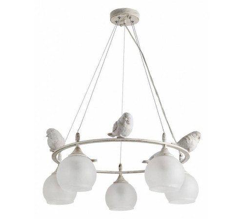 Подвесная люстра Arte Lamp Gemelli 5 ламп A2150SP-5WG