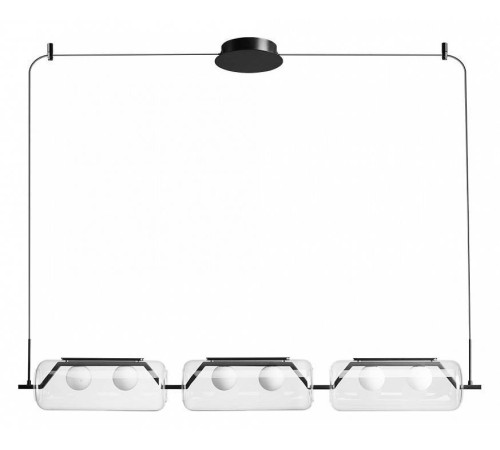 Подвесной светильник Arte Lamp Geneva A2341SP-6BK