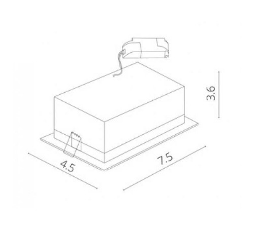 Встраиваемый светильник Arte Lamp Grill A3153PL-2BK