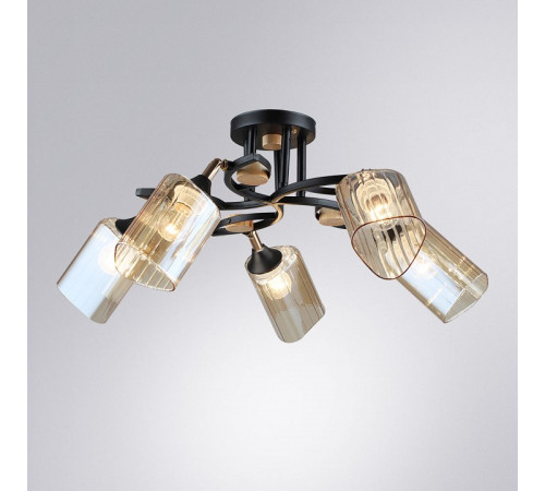 Люстра на штанге Arte Lamp Glamore A5076PL-5BK