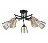 Люстра на штанге Arte Lamp Glassy 5 ламп A5078PL-5BK