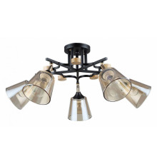 Люстра на штанге Arte Lamp Glassy 5 ламп A5078PL-5BK