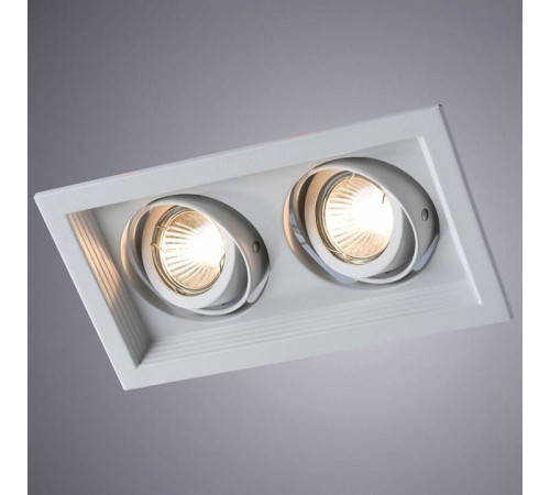 Встраиваемый светильник Arte Lamp Canis A6661PL-2WH
