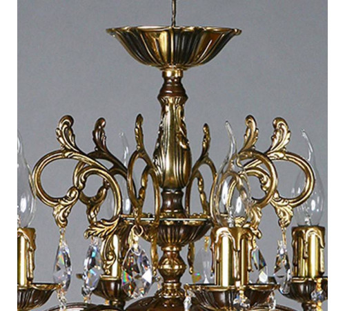 Подвесная люстра Ambiente by Brizzi Leon 2128/6 PB Tear Drop