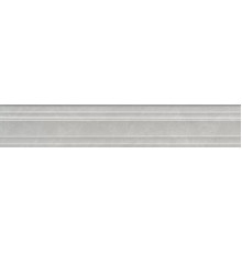 Бордюр Kerama Marazzi Монте Тиберио Багет серый глянцевый обрезной 40x7,3 см BLF023R