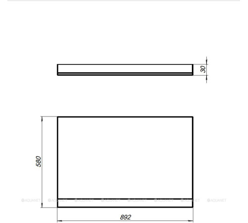 Панель боковая Aquanet GRENADA/GRACE 80 00158497