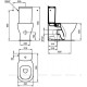 Унитаз напольный Ideal Standard Tesi AquaBlade T008201
