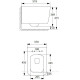 Унитаз подвесной Allen Brau LIBERTY 2 Rimless без сиденья 518х370 мм белый 4.33007.20