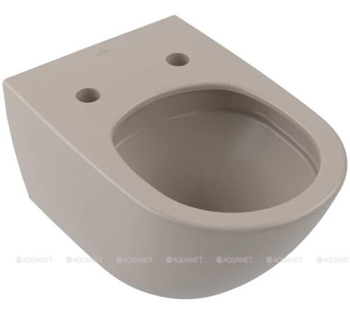 Унитаз подвесной Villeroy & Boch Antao 370x560 мм CeramicPlus цвет Almond 4674T0AM