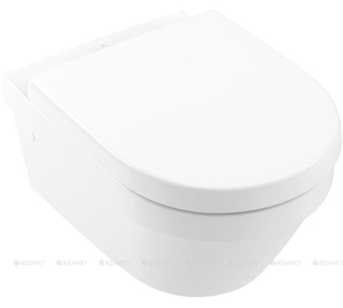 Унитаз подвесной Villeroy & Boch Architectura 370x530 мм с сиденьем 4694HR01