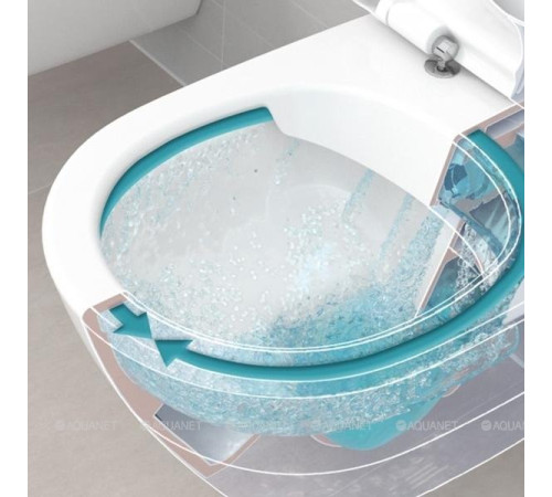 Унитаз подвесной Villeroy & Boch Architectura 370x530 мм с сиденьем 4694HR01