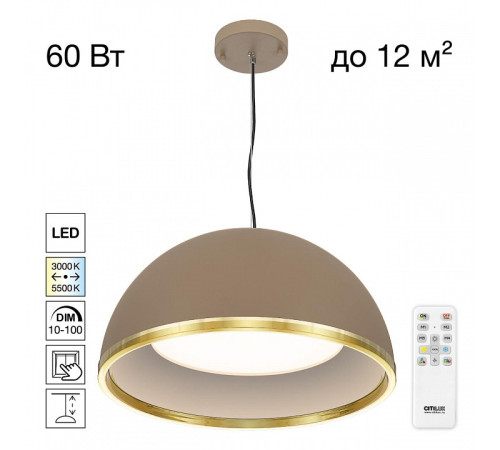 Подвесной светильник Citilux FLOOM CL736252
