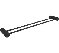 Держатель для полотенец Allen Brau Priority 4.0 двухрядный 600x113x35 мм черный матовый 6.31C12-31