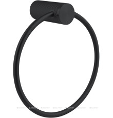 Кольцо для полотенец Allen Brau Priority 4.0 185x80x35 мм черный матовый 6.31C14-31