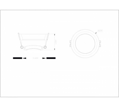 Встраиваемый светильник Denkirs Deep DK3103-WH