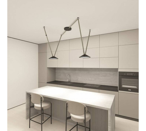 Накладной светильник Denkirs BELTY FLOW DK5564-BK