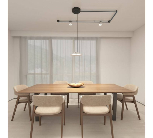 Накладной светильник Denkirs BELTY FLOW DK5564-WH+BK