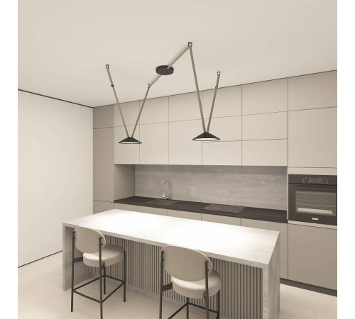 Накладной светильник Denkirs BELTY FLOW DK5565-BK