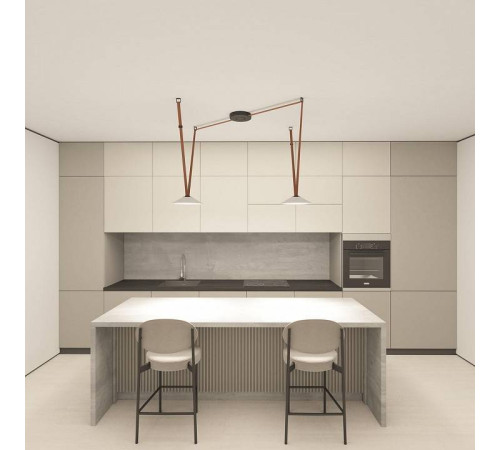 Накладной светильник Denkirs BELTY FLOW DK5565-WH+BK