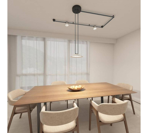 Накладной светильник Denkirs BELTY FLOW DK5565-WH+BK