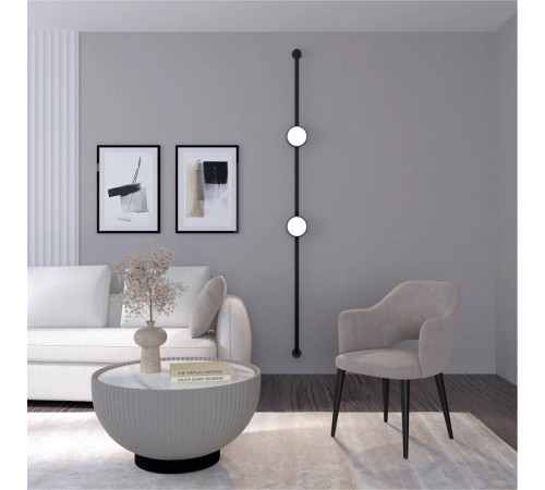 Накладной светильник Denkirs BELTY FLOW DK5567-BK