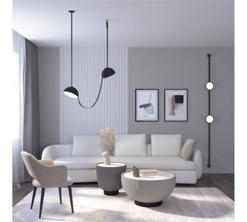 Накладной светильник Denkirs BELTY FLOW DK5567-BK