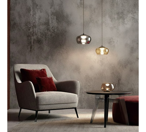 Настольная лампа декоративная Denkirs FLOA DK6747-BK+AM