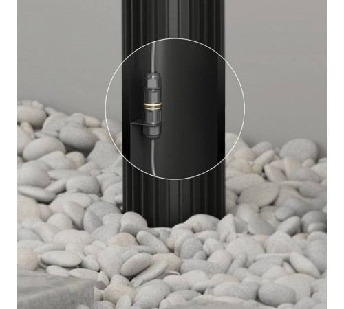 Наземный низкий светильник Denkirs Farsun DK9725-BK