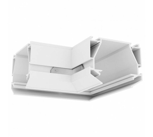 Соединитель угловой L-образный встраиваемый Denkirs SMART PROFI TR3046-AL