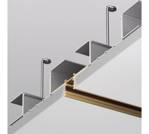 Трек встраиваемый Denkirs SHINE HIDE TR5702-SB