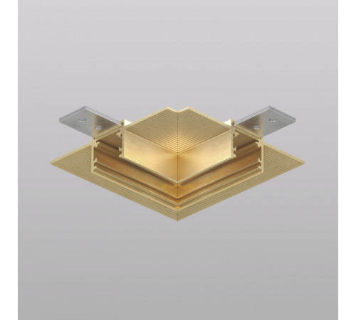 Соединитель угловой L-образный для треков встраиваемых Denkirs SHINE HIDE TR5705-SB